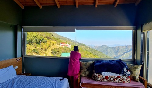 Chambre Double Luxe, vue colline