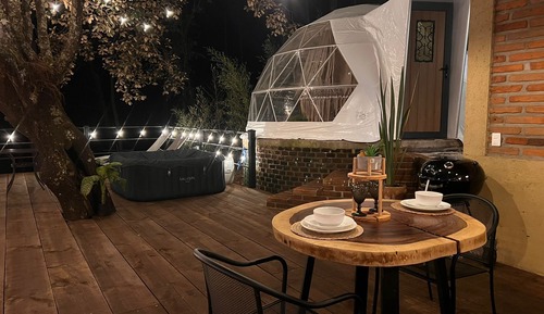 Cabane Design, vue montagne