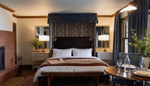 Suite Luxe, 1 chambre, cheminée, vue lac