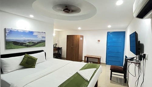 Chambre Deluxe avec lits jumeaux, vue jardin