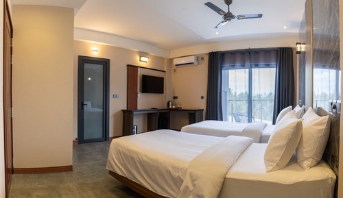 Chambre Standard avec lits jumeaux, vue ville