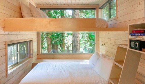 Cabane, 2 grands lits