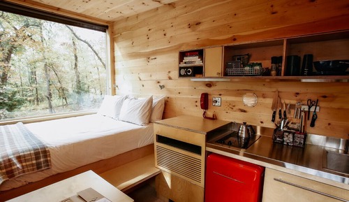 Cabane, 1 grand lit