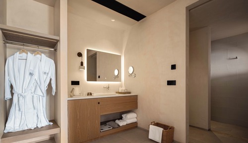 Chambre Design, 1 grand lit, vue océan