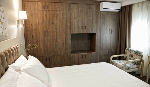Appartement Deluxe, vue cour intérieure