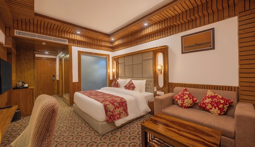 Chambre Luxe, balcon, vue montagne