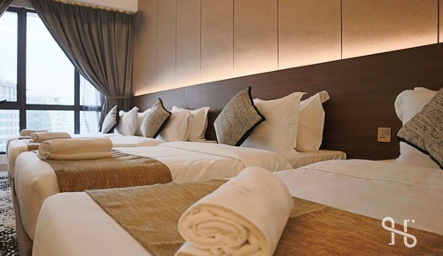 Chambre Quadruple Deluxe, non-fumeurs, coin cuisine