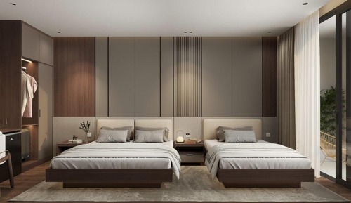 Chambre Triple Deluxe, balcon, vue montagne
