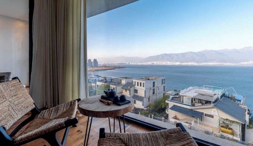 Chambre Double Luxe, balcon, vue mer