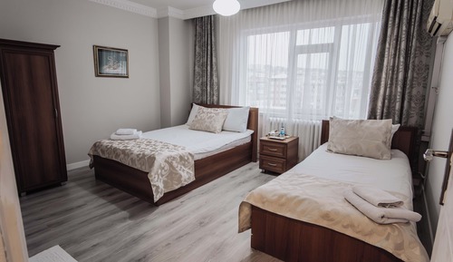 Chambre Triple Familiale, vue ville
