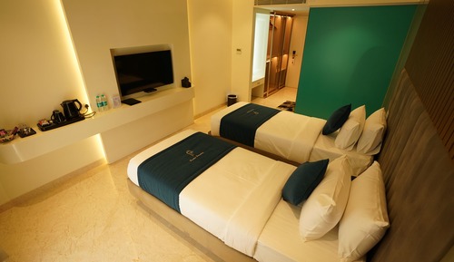 Chambre Double Deluxe, balcon, vue ville