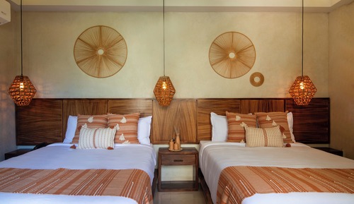 Chambre Quadruple Familiale, 2 lits doubles, climatisation
