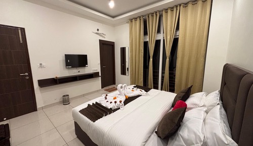 Chambre Luxe, balcon, vue lac