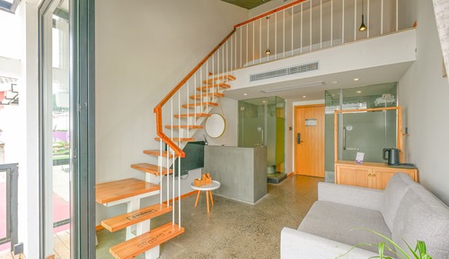 Chambre Double Confort, balcon, vue montagne