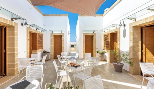 Chambre Double Supérieure, patio, vue ville