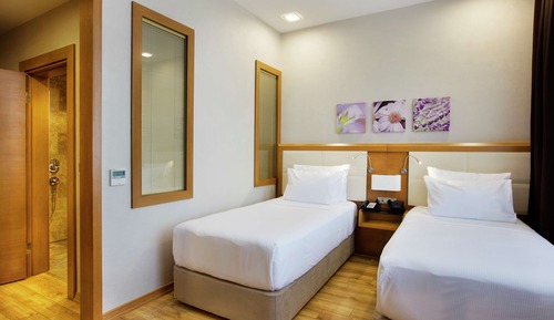 Chambre avec lits jumeaux