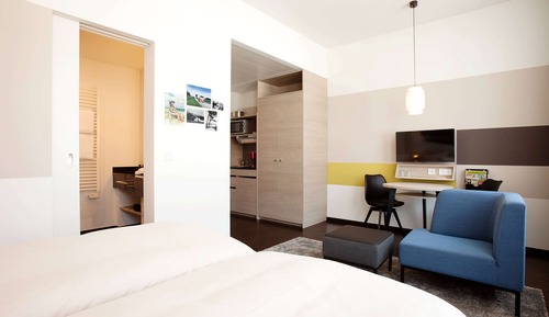 Chambre, 2 lits une place (Lounge Room)