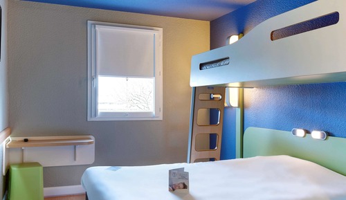 Chambre avec lits jumeaux, 2 lits une place