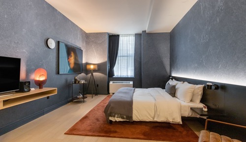 Studio Deluxe, 1 très grand lit et 1 canapé-lit