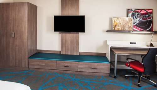 Chambre Standard, 2 grands lits, accessible aux personnes à mobilité réduite (Hearing)