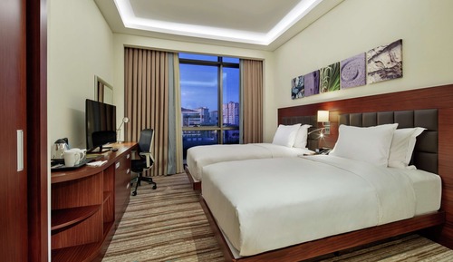 Chambre avec lits jumeaux, 2 lits une place