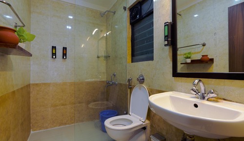 Studio Premium, 1 grand lit, accessible aux personnes à mobilité réduite, vue ville