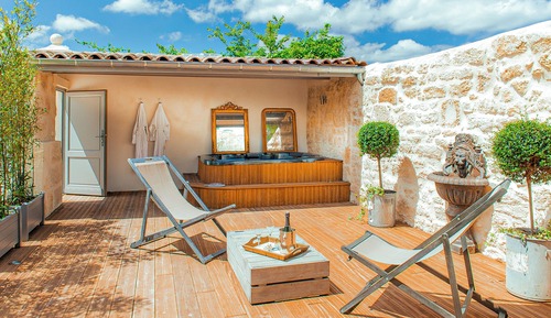 Chambre Double Luxe (Côté Campagne - spa privé)