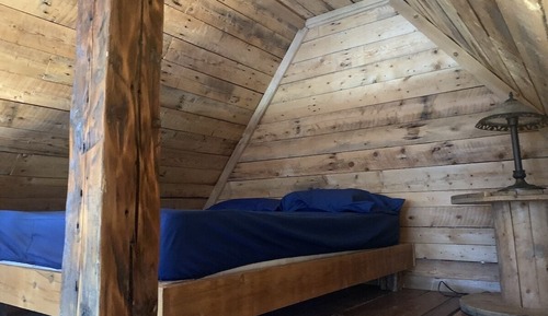 Cabane, 1 chambre, coin cuisine, vue mer (L'équipage)