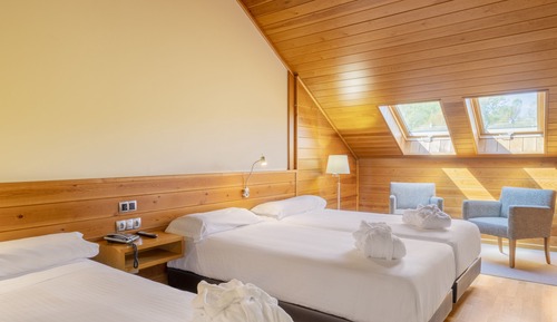 Chambre double avec lit d'appoint (2 adultes + 1 enfant)