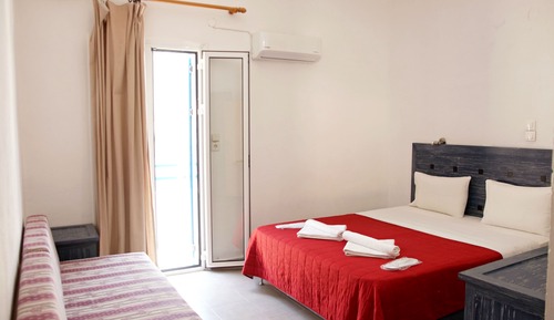 Chambre Double, 1 lit double, terrasse, vue mer