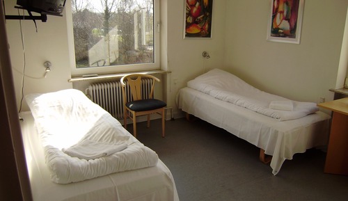 Chambre Économique, salle de bains commune
