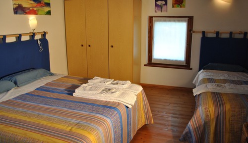 Chambre Triple, salle de bains commune