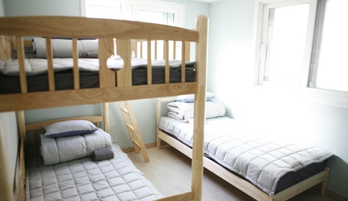 Chambre Triple, salle de bains privée