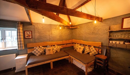 Suite, salle de bains attenante, vue jardin (Wild Goose Nest)