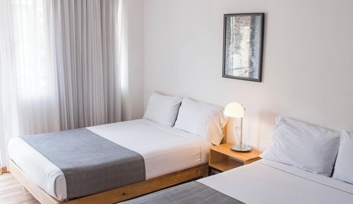 Chambre Double Standard, 2 lits doubles, balcon