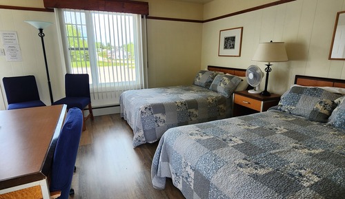 Chambre Standard, 2 lits doubles, vue rivière