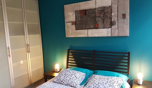 Chambre Double Standard, salle de bains attenante, vue jardin (Chambre verso)