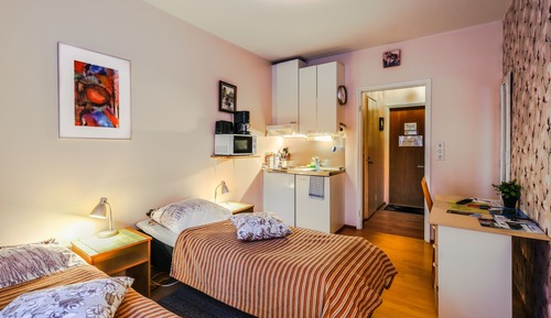 Habitación con 2 camas individuales