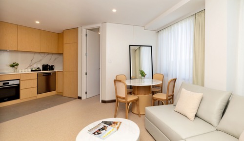 Suite Familiale, vue ville
