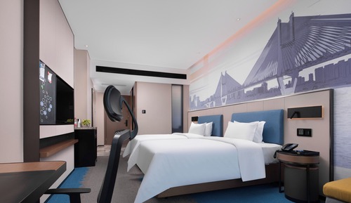 Chambre Luxe avec lits jumeaux, vue ville