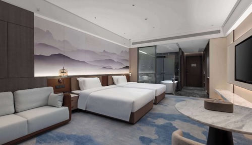 Chambre Deluxe, plusieurs lits, vue ville
