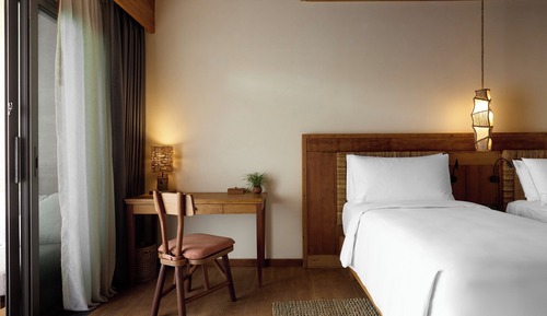 Chambre Premium, 2 lits une place, vue ville