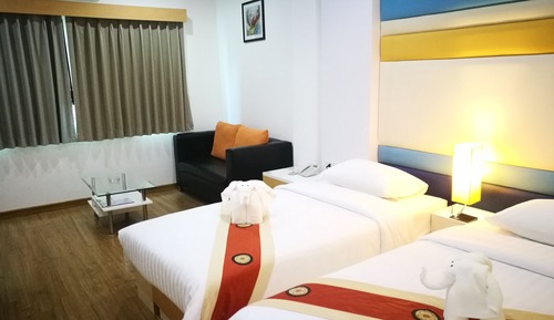 Chambre avec lits jumeaux