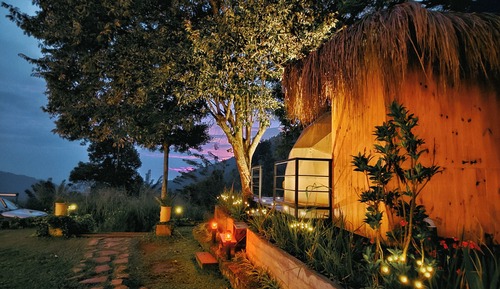 Cottage Deluxe, balcon, vue montagne