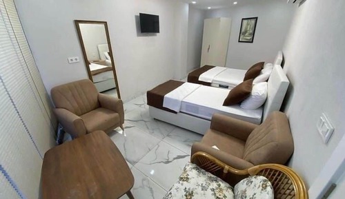 Chambre Quadruple Confort, balcon, vue plage