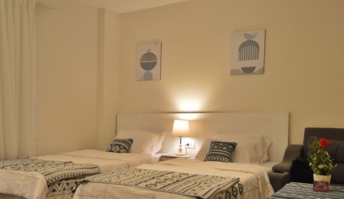 Chambre Supérieure, 2 lits une place, vue golf