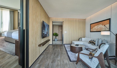 Suite, balcon, vue océan