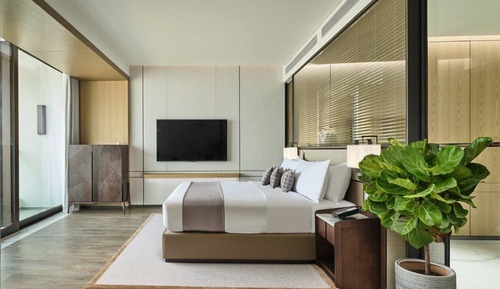 Chambre Double, balcon, vue océan