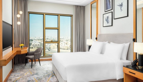 Chambre Deluxe, 1 très grand lit, fumeurs