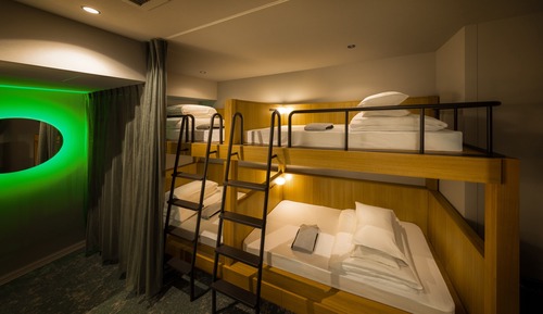 Chambre Quadruple Deluxe, non-fumeurs, vue ville (Bunk Bed Room)